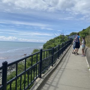 Cliff Walk the kids first time to do trail walk