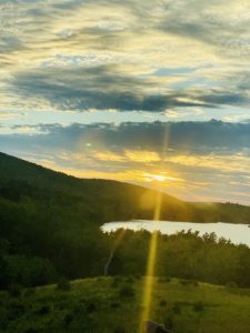 Our Journey to Maine with beautiful sunset